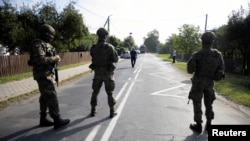 Польскія вайскоўцы ў гміне Вырыкі на ўсходзе краіны, 10 верасьня 2025 