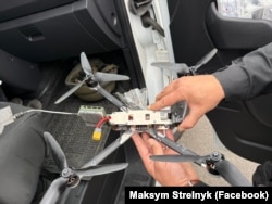 FPV-дрон, який атакував трасу