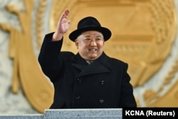 Lider Severne Koreje na paradi 75 godina od osnivanja severnokorejske vojske, Pjongjang, 8. februar 2023.