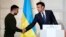 Президенти України і Франції: Володимир Зеленський і Емманюель Макрон