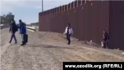 Узбекистанцы, задержанные при незаконном пересечении американо-мексиканской границы.