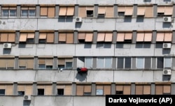 Stambena zgrada u Beogradu, arhivska fotografija