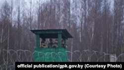 На беларуска-ўкраінскай мяжы. Архіўнае фота