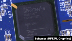 Мікросхема компанії Xilinx (США), яка була знайдена в іранському дроні Mohajer-6
