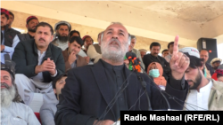 د عوامي نشنل ګوند صوبايي مشر اصغر خان اڅګزی