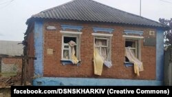 Наслідки попередніх обстрілів Вовчанська, травень 2023 року