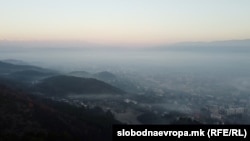 Скопје панорамска фотографија 