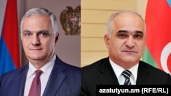 Հայաստանի և Ադրբեջանի փոխվարչապետներ Մհեր Գրիգորյան և Շահին Մուստաֆաև, արխիվ