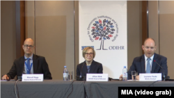 Прес-конференција на набљудувачката мисија на ОБСЕ/ОДИХР за двојните избори во Северна Македонија, 21.3.2024, Скопје 