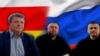  ფოტოილუსტრაცია: ოსეთის დე ფაქტო რესპუბლიკის ე.წ. პარლამენტის წევრები, გარი მულდაროვი, დავით სანაკოევი და ძამბოლატ მედოევი.