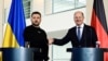 Президент України Володимир Зеленський і канцлер Німеччини Олаф Шольц (праворуч). Берлін, 14 травня 2023 року 