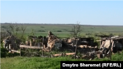 Розбите село Андріївка на Херсонщині, що стало безлюдном через війну. Квітень 2023