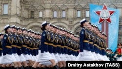 آماده گی های زیادی برای رژه نظامی در مسکو گرفته شده است