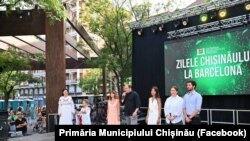 Ion Ceban alături de mai mulți artiști la un concert organizat de primăria Chișinău la Barcelona
