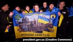 Один із обмінів «азовців», лютий 2024 року