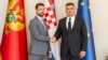 Predsjednik Crne Gore Jakov Milatović i predsjednik Hrvatske Zoran Milanović u Zagrebu u septembru 2023.