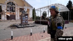 Український військовий в Суджі на Курщині, Росія