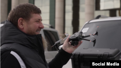 Кадыров Рамзан а, Китайн DJI Maviс 3 Enterprise дрон а. Кадыровн телеграм-каналера видеон йина скриншот

