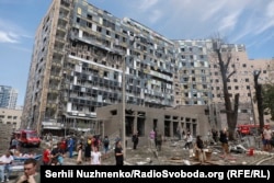 Наслідки російського ракетного обстрілу дитячої лікарні «Охматдит»