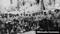 Бійці Єврейського легіону, що воював у складі британської армії, в Єрусалимі, грудень 1917 року