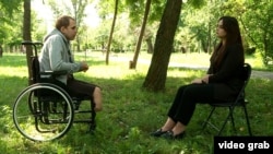 Сергій Райлян під час інтерв'ю Радіо Свобода