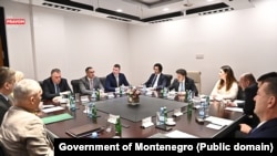 Premijer Dritan Abazović na sjednici Vijeća za nacionalnu bezbjednost, 28. mart 2022.