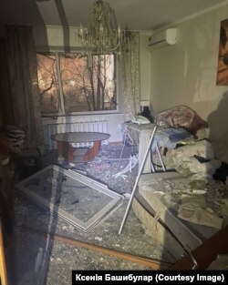 У квартирі Ксенії після атаки