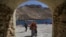 Afghans visit Band-e Amir national park in Bamiyan earlier this month.