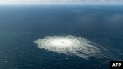 Витік газу з пошкоджених газопроводів «Північний потік» у вересні 2022 року