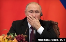 Президент Росії Володимир Путін під час візиту до Китаю. Пекін, 8 червня 2018 року