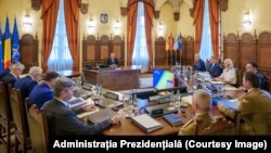 Sedință a Consiliului Suprem de Apărare a Țării.