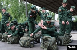 Российские призывники, май 2024 года