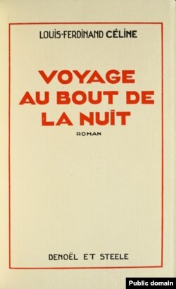 Coperta cărții „Călătorie la capătul nopții”, editura Denoël et Steele, anul 1932