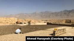 کوره خشت سازی در ولایت کاپیسا