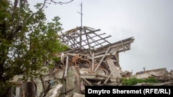 Наступствы расейскага ўдару па Херсонскай вобласьці. Ілюстрацыйнае фота