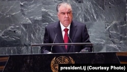 Эмомали Рахмон в Нью-Йорке