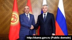 Нурланбек Шакиев и Вячеслав Володин. Москва, 25 апреля 2023 г.