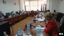 илустрација од седница на Судски Совет