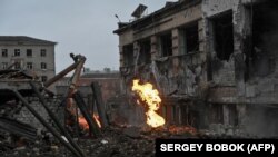 Центр Харкова після російського ракетного обстрілу, 2 січня 2024 року 