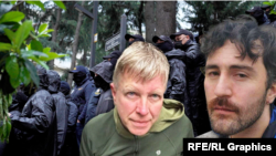 13 მაისს, "აგენტების წინააღმდეგ" გამართულ აქციაზე დაკავებული ამერიკის მოქალაქეები