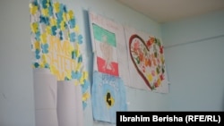 Vizatime brenda qendrës së mësimit shtesë në Gadime, Lipjan.