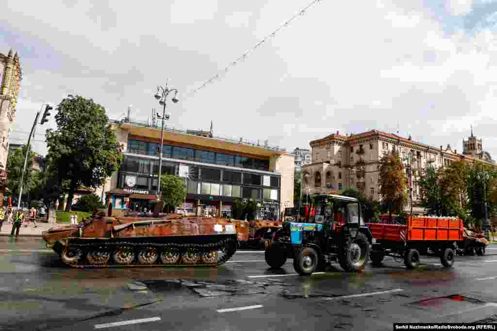 Echipamente rusești distruse. Kiev, 21 august 2023 &nbsp;