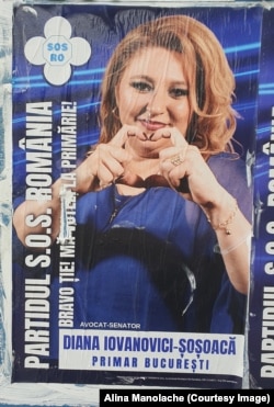 Diana Șoșoacă este candidatul SOS la Primăria Capitalei și cap de lista la europarlamentare.