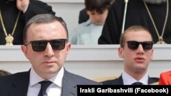 Ираклий Гарибашвили вместе с сыном, архивная фотография