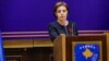 Ministrja për Punë të Jashtme dhe Diasporë e Kosovës, Donika Gërvalla.