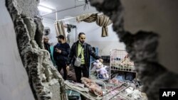 Израил бомбалаган Насер ооруканасы. Газа тилкеси, 17-декабрь, 2023-жыл