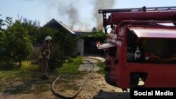 Рятувальники на місці російського удару, Херсонщина, 2023 рік