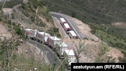 Հումանիտար բեռներով բեռնված բեռնատարները Կոռնիձորում, 29-ը հուլիսի, 2023թ․