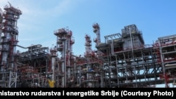 Rafinerija nafte u Pančevu na oko 20 kilometara od Beograda, april 2024. 