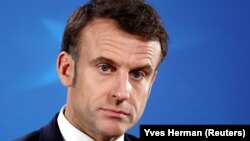 Францускиот претседател Емануел Макрон. 